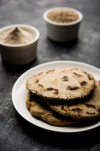 istock bajra / sorghum ki roti or pearl millet flat bread 1156260837