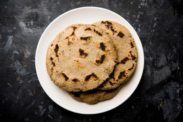 bajra / sorghum ki roti or pearl millet flat bread