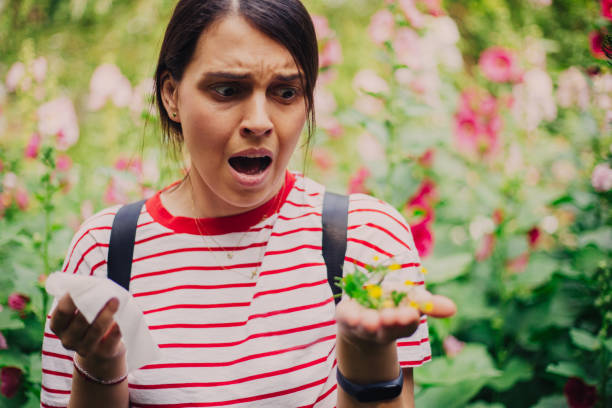 istock Woman Outdoors Having Allergy 1156270850
