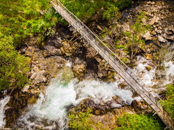 istock River in mountains. Norwegian route Aurlandsfjellet 1156272074