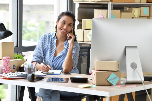 istock Young Asian woman entrepreneur 1156273775