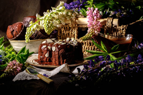 istock chocolate muffins on a wooden background 1156274204