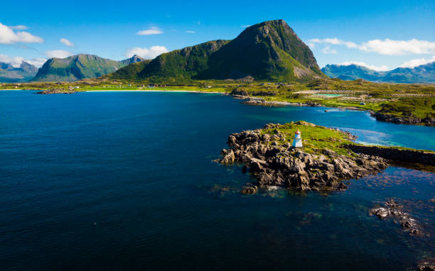 istock Lighthouse Hovsund Lofoten Islands Norway 1156274218
