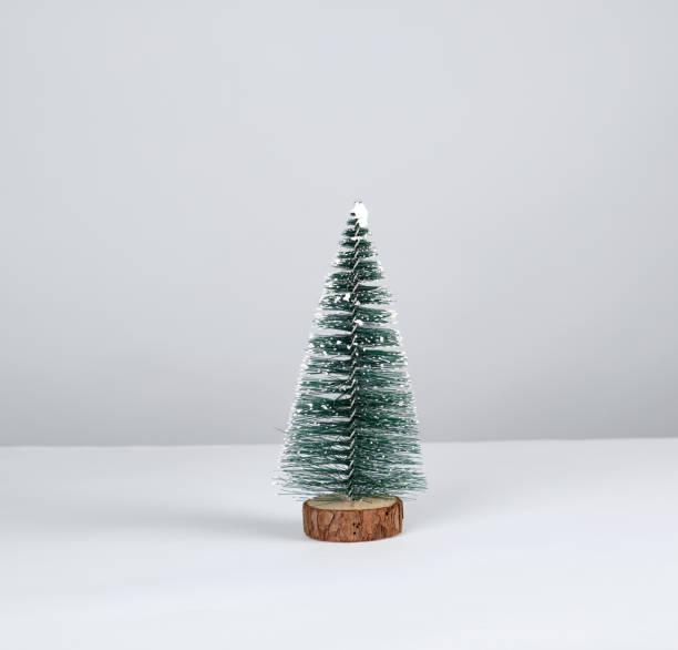 istock Christmas decor New Year tree on a white background 1156278051