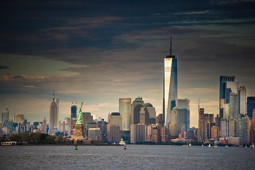 New York City, New York State, Urban Skyline, Manhattan - New York City, Battery Park