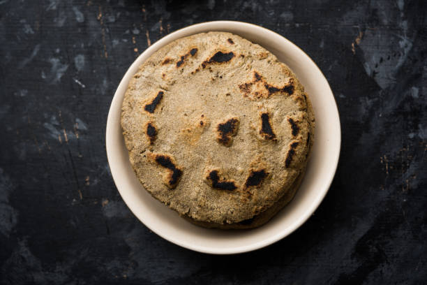 istock bajra / sorghum ki roti or pearl millet flat bread 1156280136