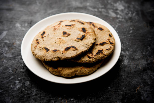 istock bajra / sorghum ki roti or pearl millet flat bread 1156280887