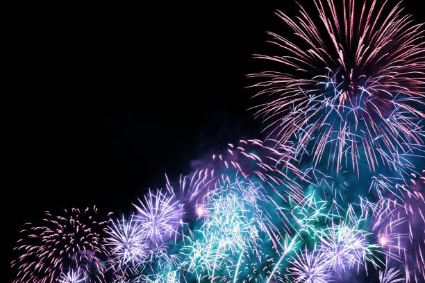 istock colorful firework display for festival, event, party, new year concept background 1156281170