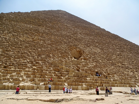 One of the Pyramids of Giza in Egypt
