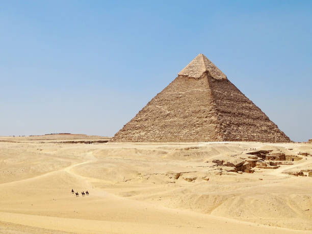 The great Pyramid in Egypt stock photo