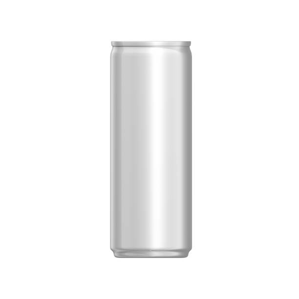 Aluminum can Aluminum can isolated on white with clipping path energy drink stock pictures, royalty-free photos & images