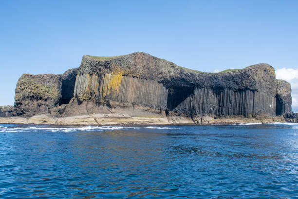 istock Staffa island seen from sea 1156298004