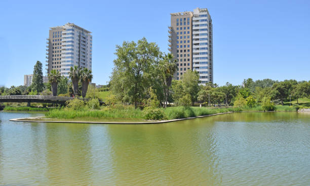 istock Diagonal Mar Park in Barcelona 1156298152