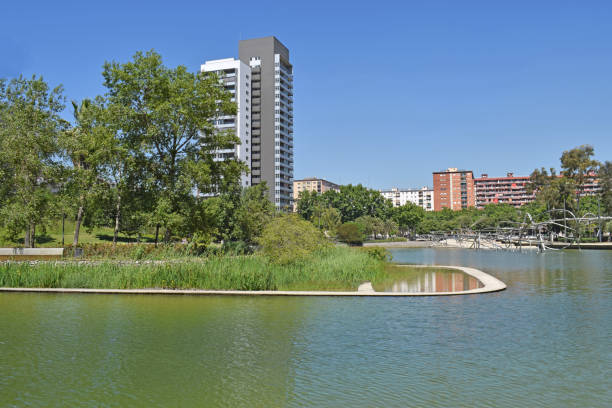 istock Diagonal Mar Park in Barcelona 1156298690