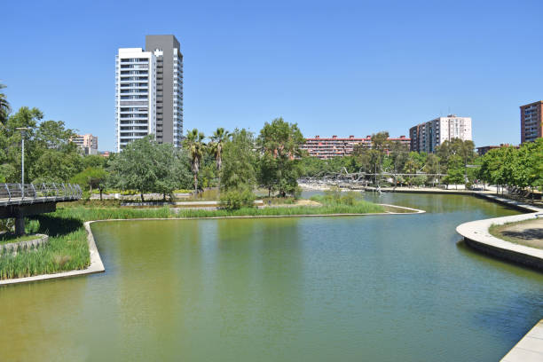 istock Diagonal Mar Park in Barcelona 1156298720