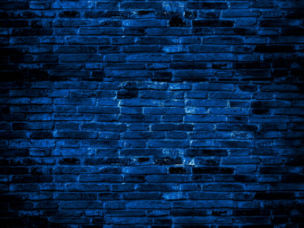 istock Blue color of cement wall for texture background 1156300252
