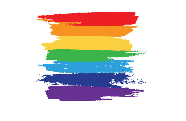 hinweis pride rainbow lgbt lesbian. vector lgbt konzept. - 2589 stock-grafiken, -clipart, -cartoons und -symbole