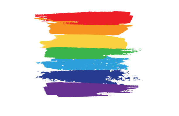 flaga pride rainbow lgbt lesbian. koncepcja wektor lgbt. - 2589 stock illustrations