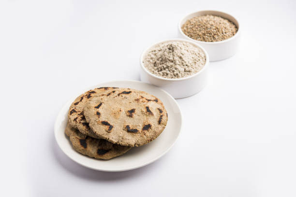 istock bajra / sorghum ki roti or pearl millet flat bread 1156305802