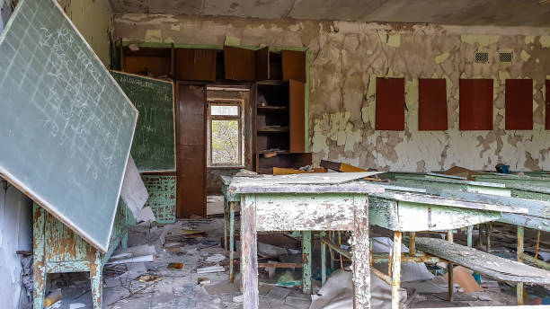 istock Chernobyl - Decaying schoool in Pripyat 1156309007