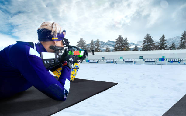 biathlon - biathlon zdjęcia i obrazy z banku zdjęć