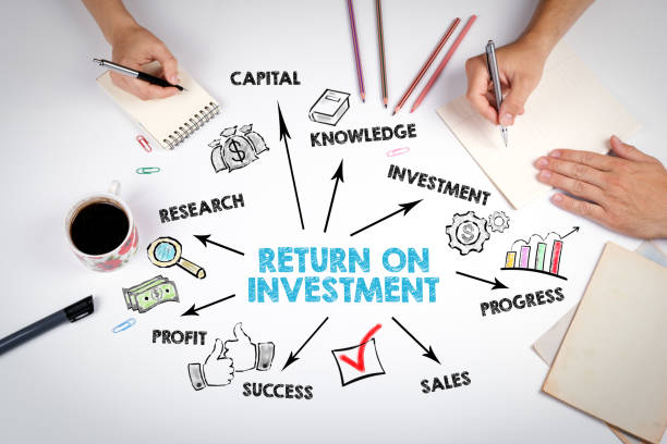 Return on Investment Concept Return on Investment Concept. The meeting at the white office table return on investment photos stock pictures, royalty-free photos & images