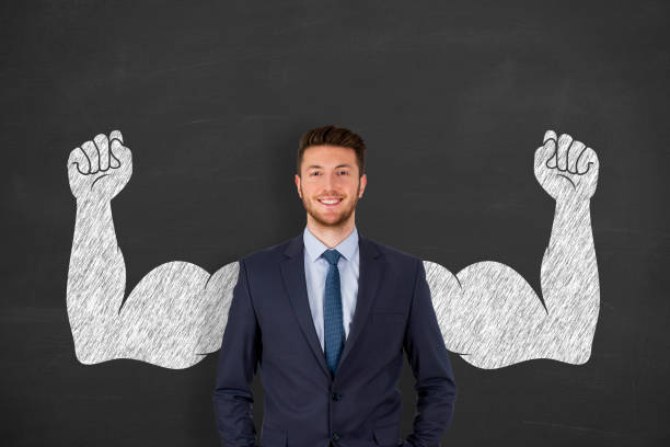 istock Success Concepts with Person on Blackboard Background 1156326345