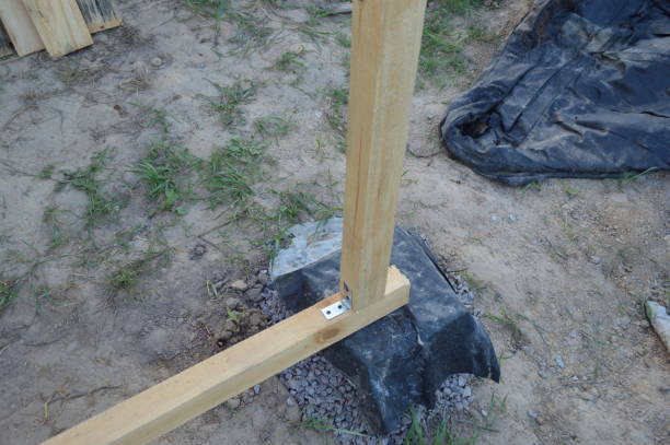 istock Building knots and designs from a tree, fastening of a framework 1156331712