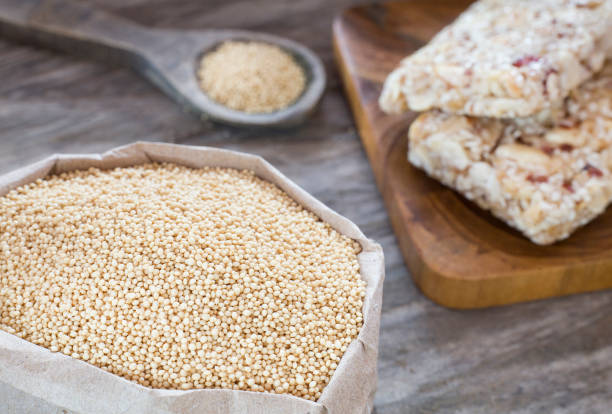 istock Amaranth seeds with cereal bars - Amaranthus 1156333152