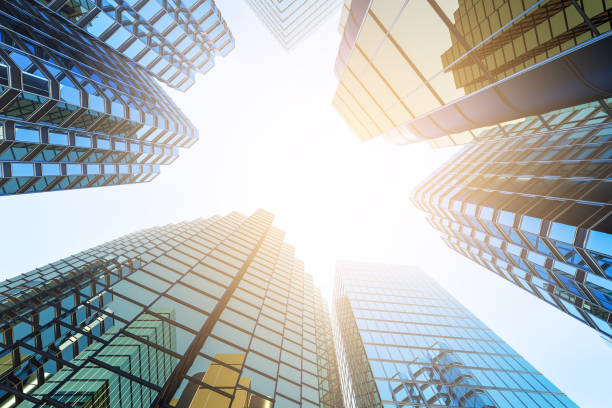 istock Glass skyscrapers city 1156338804