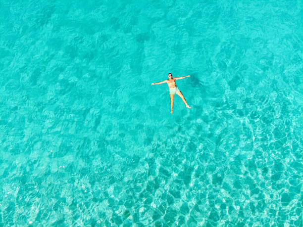 Relaxing in the sea