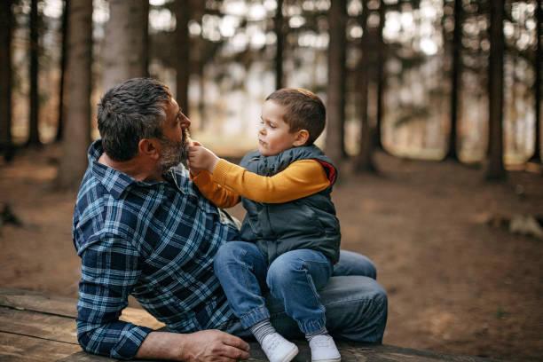 istock Kid spending time with his grandfather 1156348245