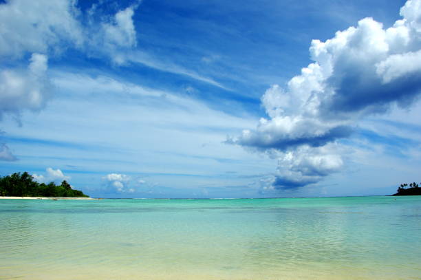 Tropical Island stock photo