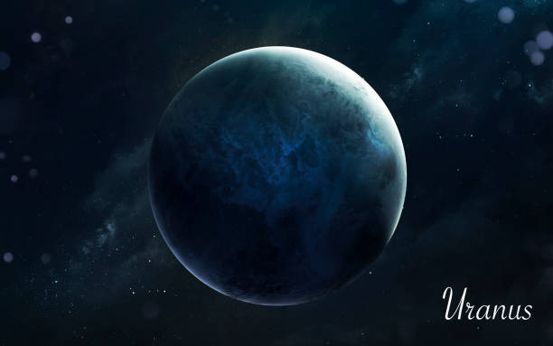 istock Uranus. Awesome quality planets of solar system. Perfect science image in 5K. Elements of this image furnished by NASA 1156351007
