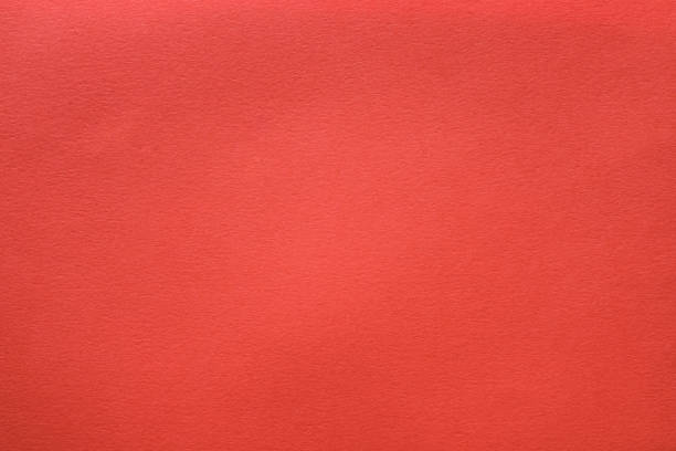 サンゴの赤いフェルトテクスチャの背景シャギー表面 - felt textured textured effect textile ストックフォトと画像