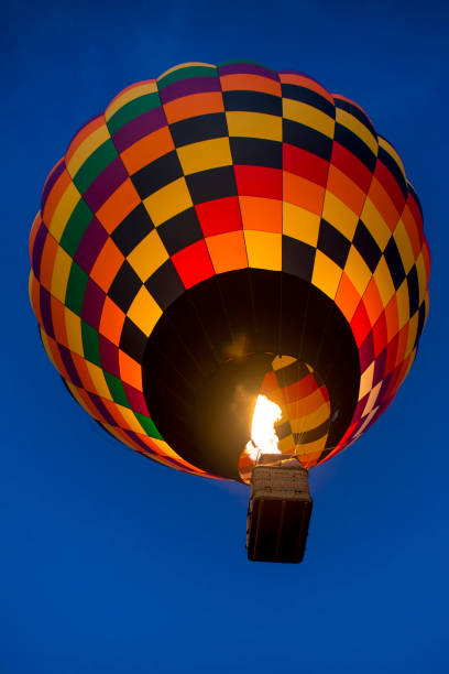 istock night sky and hot air ballon 1156352814