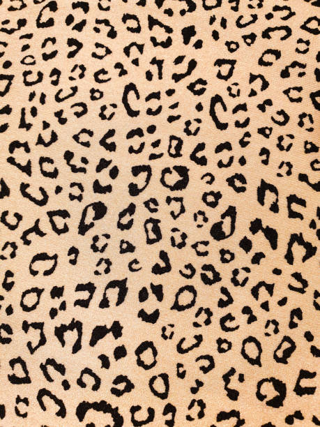 istock Leopard Skin Print Background on Fabric 1156358092