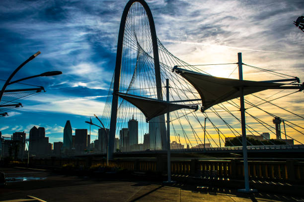 istock Dallas Texas Sunrise Silhouette Modern Skyline Cityscape 1156361960