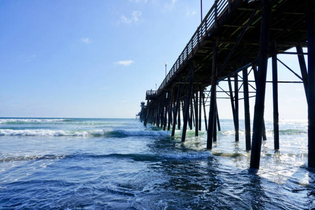 istock The ocean view, pier bridge playground and sunset 1156369294