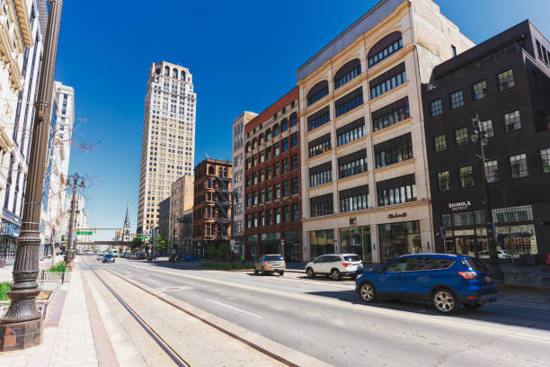 istock Woodward ave in Detroit, MI 1156370455