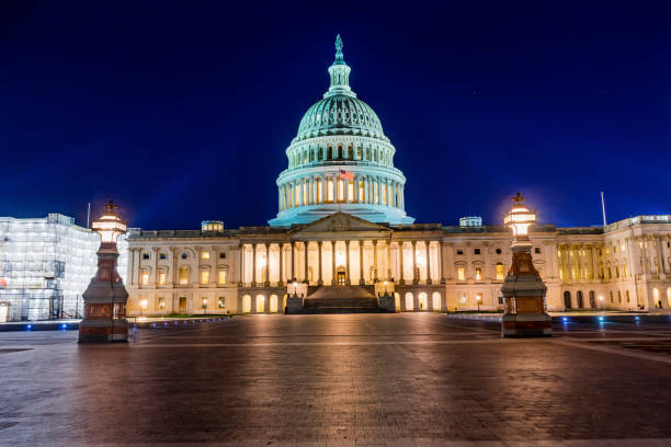 istock US Capitol North Side Night Stars Washington DC 1156374188