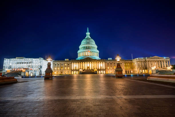 istock US Capitol North Side Night Stars Washington DC 1156374211
