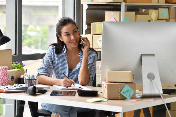 istock Young Asian woman entrepreneur 1156377775