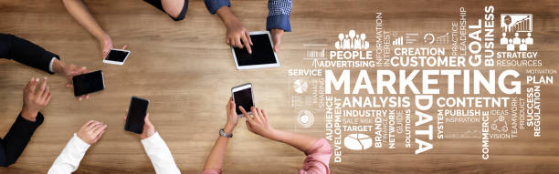 istock Marketing of Digital Technology Business Concept 1156386685