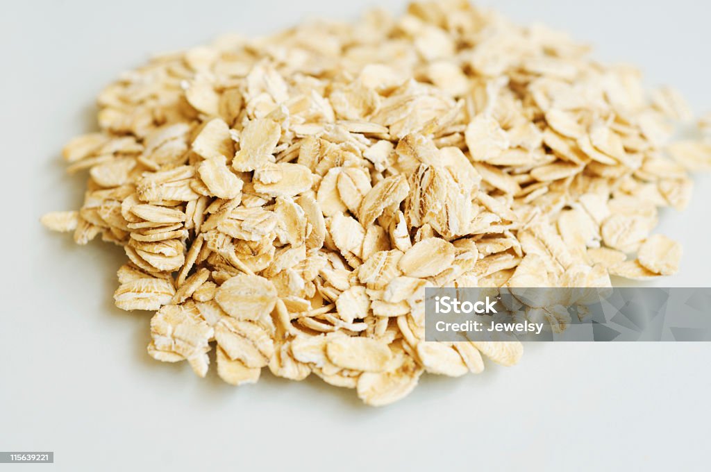 Whole Grain Oats  Color Image Stock Photo