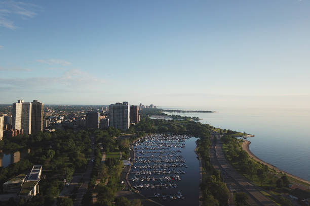 istock view of downtown Chicago 1156393375