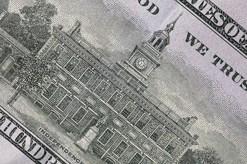 Andrew Jackson a close-up portrait on US twenty dollars