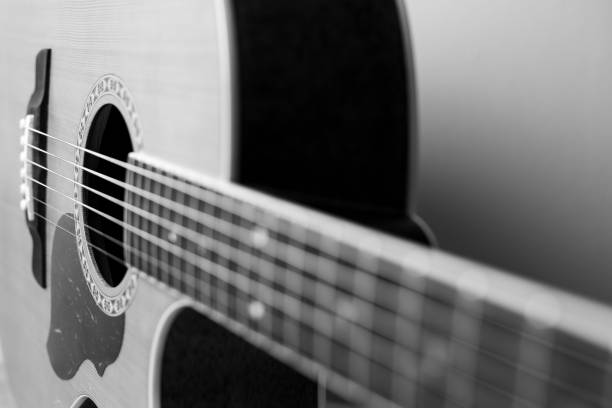 istock Acoustic guitar that is classic and beautiful 1156401273