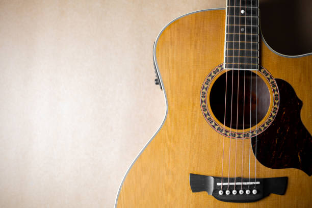 istock Acoustic guitar that is classic and beautiful 1156401281