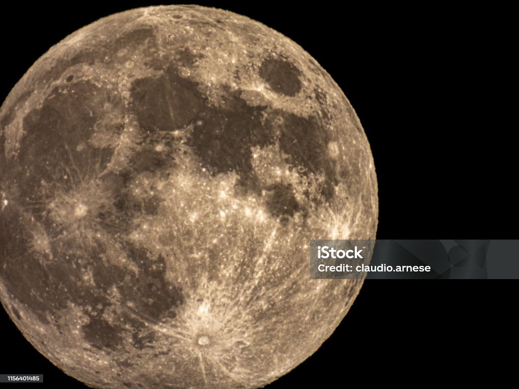Moon Moon June 16, 2019 - Italy Astrology Stock Photo